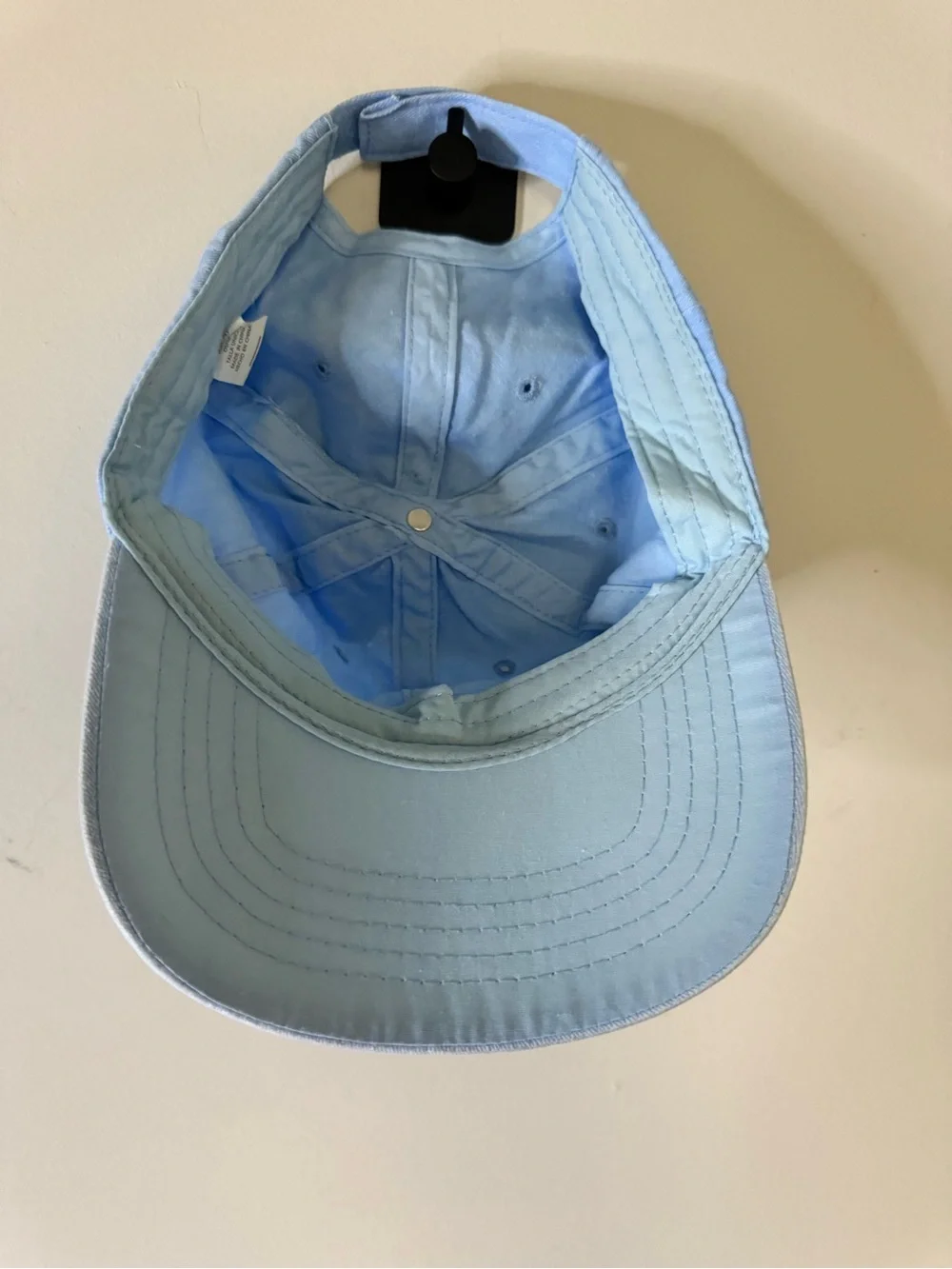 Light Blue Adjustable Baseball Cap Dad Hat One Size Casual Unisex Cotton Style